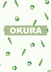 okura pattern / naturalgreen