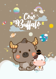 น้องวัวควาย เบบี๋ กาแล็กซี สีน้ำตาล