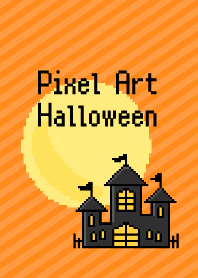 Pixel art Halloween theme.