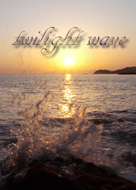 Healed by the waves at twilight