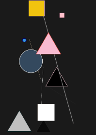 Dark Modern Geometric Abstract