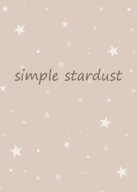 simple stardust *beige