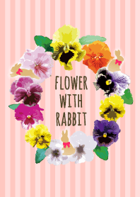 FLOWER WITH RABBIT