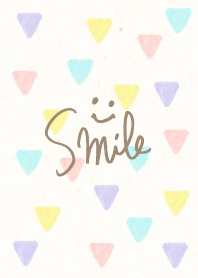 Smile - adult watercolor Triangle16-