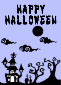 HAPPY HALLOWEEN purple version