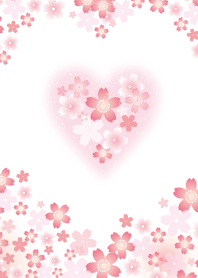 桜ハート