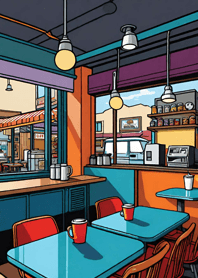 Cozy Coffee shop B1A422
