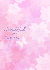 Beautiful SAKURA 15 Purple Pink