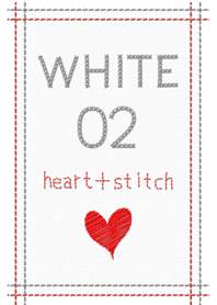 HEART+STITCH/White 02.v2