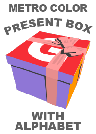 METRO COLOR PRESENT BOX (G)