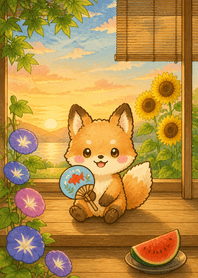 Kon-chan's Summer Vacation
