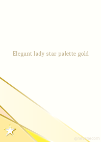 Elegant lady star palette gold