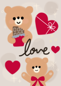 bear and heart Theme
