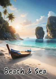 I love the beach and sea