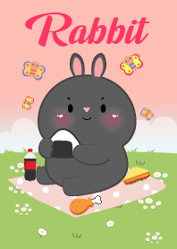 Black Rabbit Love Picnic Theme