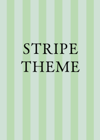 STRIPE THEMEj-GREEN BEIGE