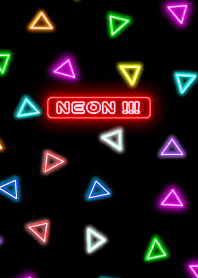 Triângulo de néon: colorido WV