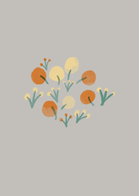 橘黃色小樹