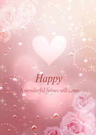 A heart sparkling with happiness10.