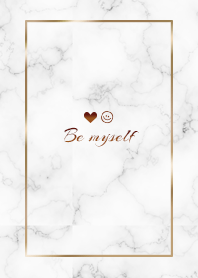 "Be me" Marble White 01_2