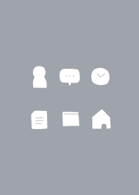 Simple white gray