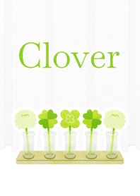 Flower 013-2 (Clover/White/Yellow Green)