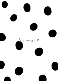 Black rough polka dot pattern.