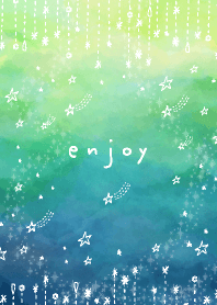 Star shines gradation47 from Japan