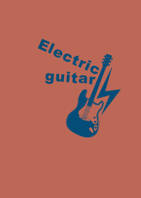 Electricguitar terracotta