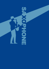 sax. playing Royal blue