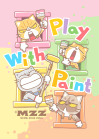 Meow Zhua Zhua Play With Paint