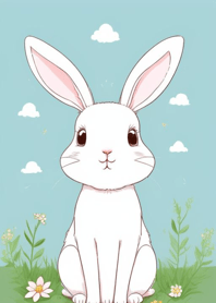 可愛兔子 - Q版 qpYHj