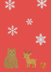 Nordic Animal01 on red