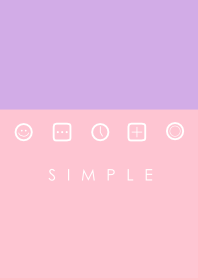 シンプル（ピンク パープル）V.3