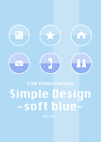 Simple Design -soft blue-