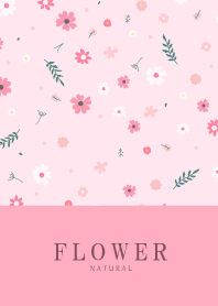 FLOWER MILKY PINK -NATURAL-53