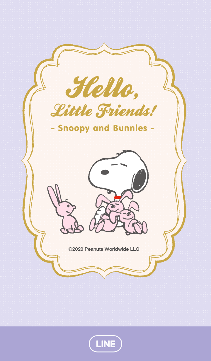 【主題】Snoopy & Bunnies
