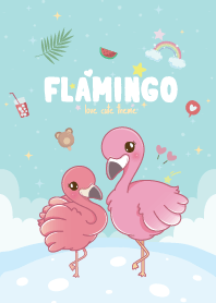 Flamingo Fat Lover Green