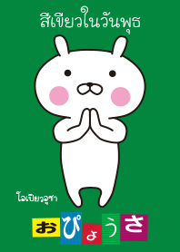 OPYOUSA ในภาษาไทย "สีเขียวในวันพุธ"