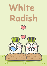 Happy white radish!