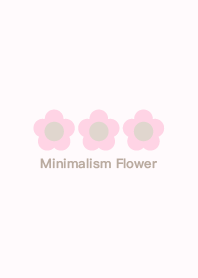 Minimalism Flower - Light Pink