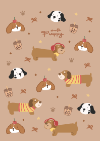 หมาน้อยน่ารัก มินิมอล