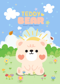 Teddy Bear Sea Blue
