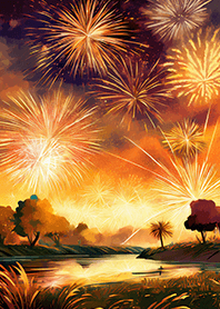 Beautiful Fireworks Theme#189