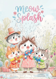 Cute Cats on Songkran Day V.3 - jp