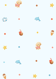 Dachshund and the sea (Pp)