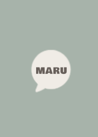 まる×シンプル【カーキ×ベージュ】