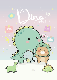 ไดโนเสาร์กับหมีแบร์ พาสเทล