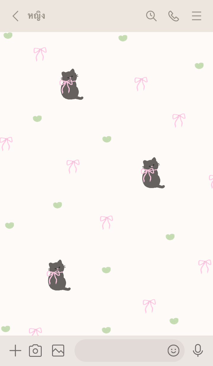 Cute cats with ribbons รูปที่ 2