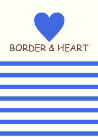 BORDER & HEART -LOYALBLUE-